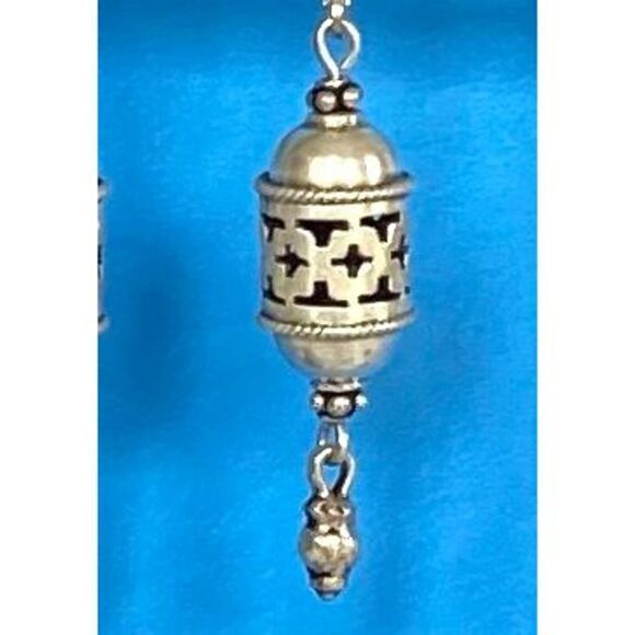 Sterling Silver Dangle Earrings-SOLD!! - Picture 6 of 7